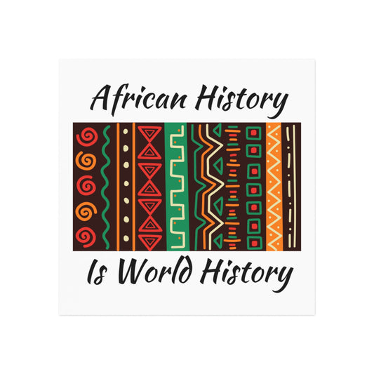 African History Square Magnet