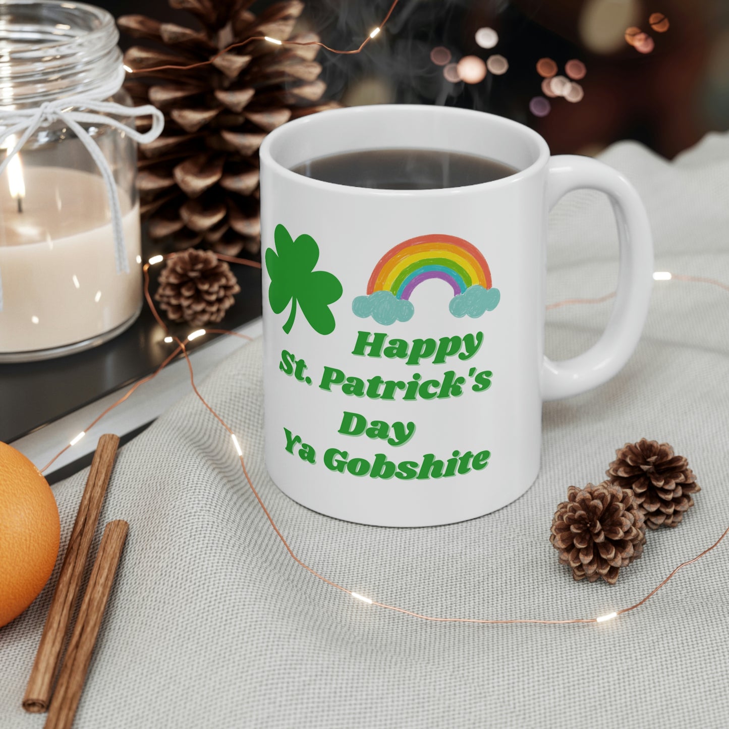 Happy St Patrick's Day Ceramic Mug 11oz